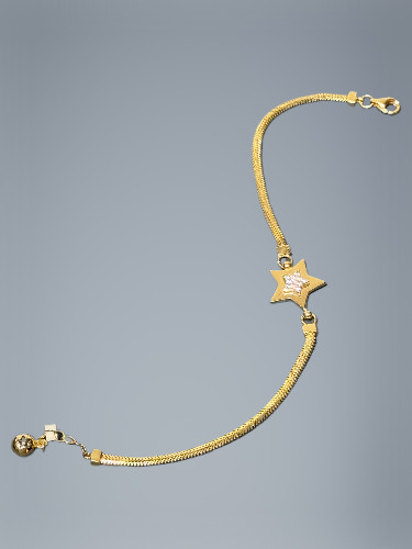 14 Ayar Yıldızlı Altın Bileklik - 6