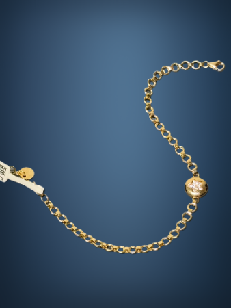 14 Ayar Yıldızlı Altın Bileklik - 4