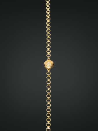 14 Ayar Yıldızlı Altın Bileklik - 5