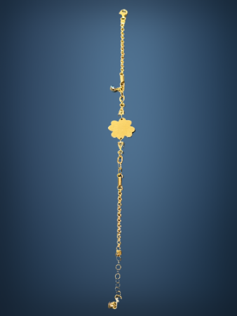 14 Ayar Yonca Altın Bileklik - 2