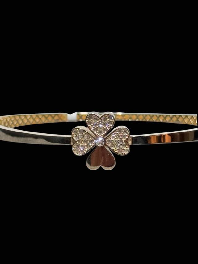 14 Ayar Yonca Kelepçe - 5