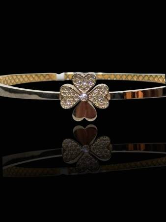 14 Ayar Yonca Kelepçe - 