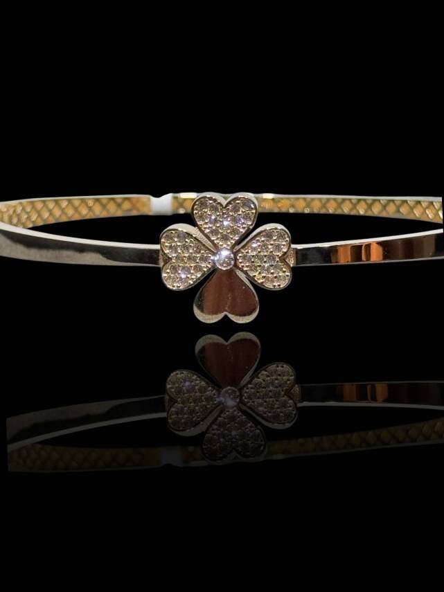 14 Ayar Yonca Kelepçe - 1