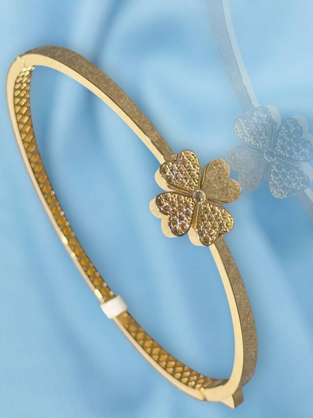 14 Ayar Yonca Kelepçe - 4