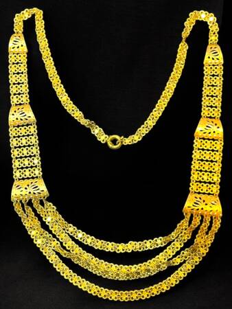 4 Sıra Altın Akıtma Kolye - 4