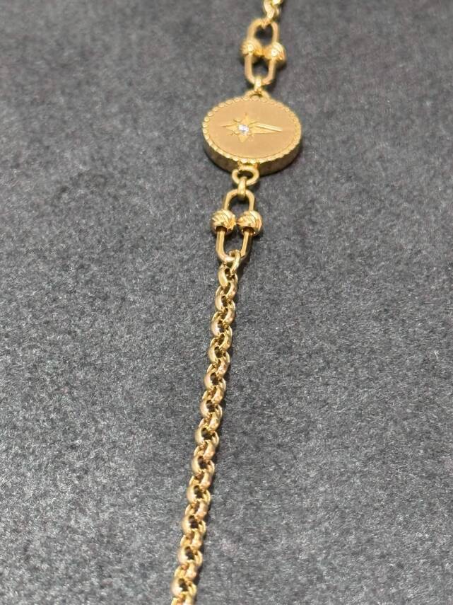 8 Ayar Kuzey Yıldızı Bileklik - 1