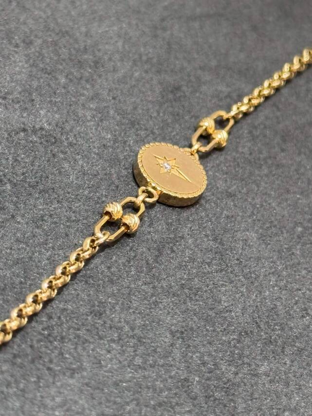 8 Ayar Kuzey Yıldızı Bileklik - 3