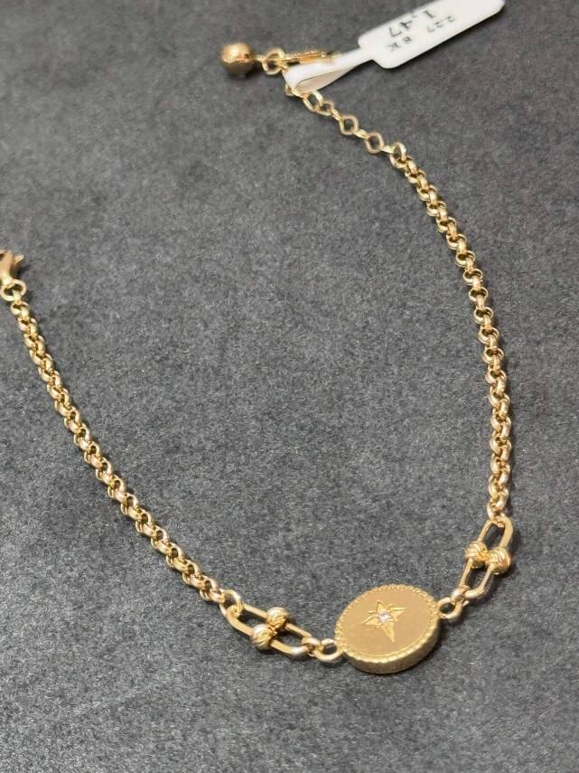 8 Ayar Kuzey Yıldızı Bileklik - 4