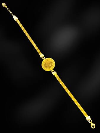 8 Ayar Altın Çeyrek Bileklik - 