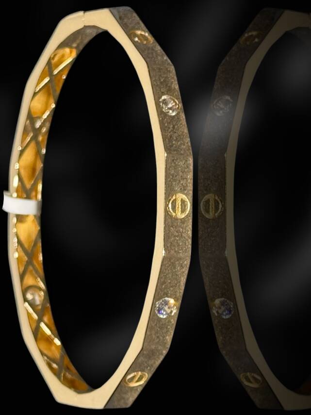 8 Ayar Taşlı Vida Kelepçe - 3