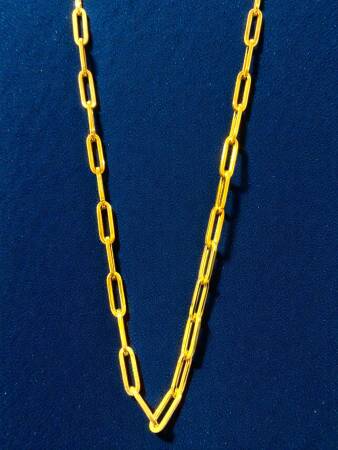 Altın Ataç Zincir Kolye - 