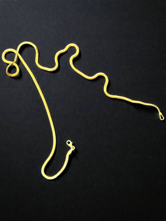 Altın Balıksırtı Zincir Kolye - 6