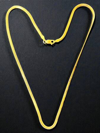 Altın Balıksırtı Zincir Kolye - 3