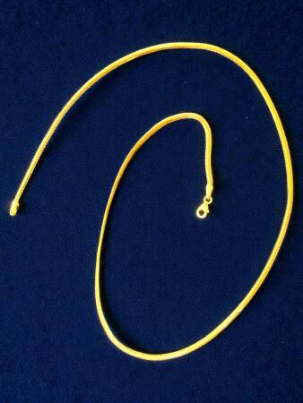 Altın Balıksırtı Zincir Kolye - 8