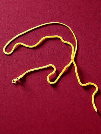 Altın Balıksırtı Zincir Kolye - 7