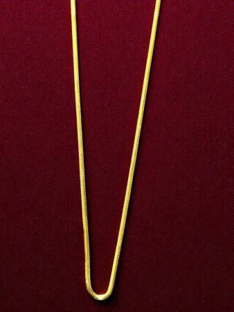 Altın Balıksırtı Zincir Kolye - 