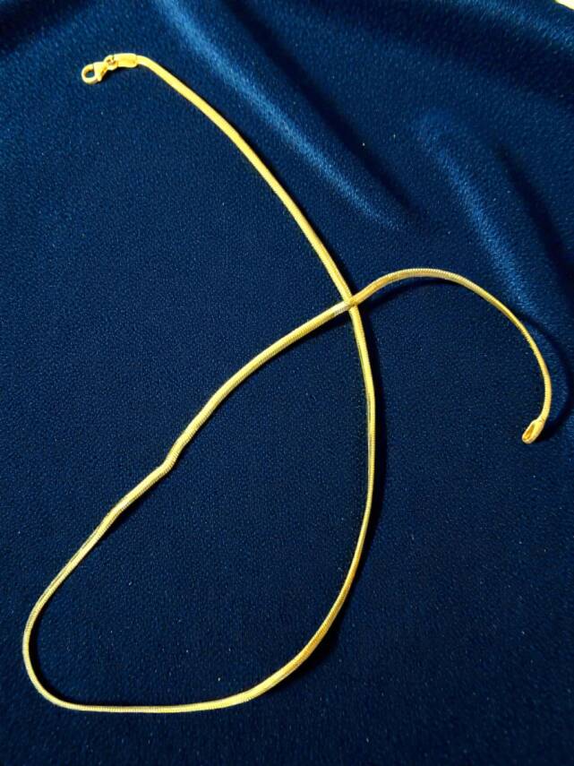 Altın Balıksırtı Zincir Kolye - 8