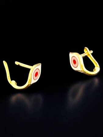 Şeker Model Altın Çocuk Küpe - 5