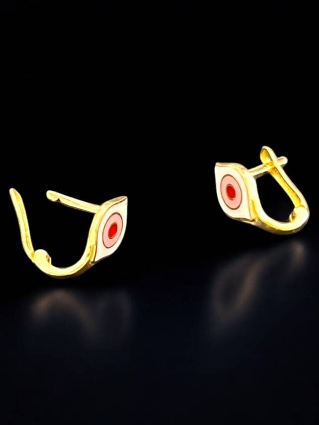 Şeker Model Altın Çocuk Küpe - 5