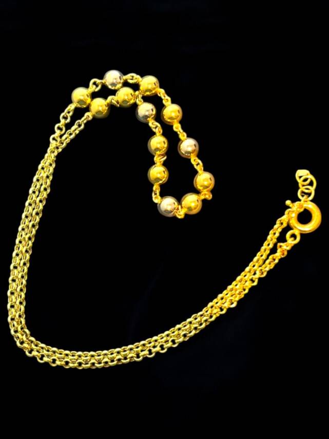 Altın Dorika Model Kolye - 4