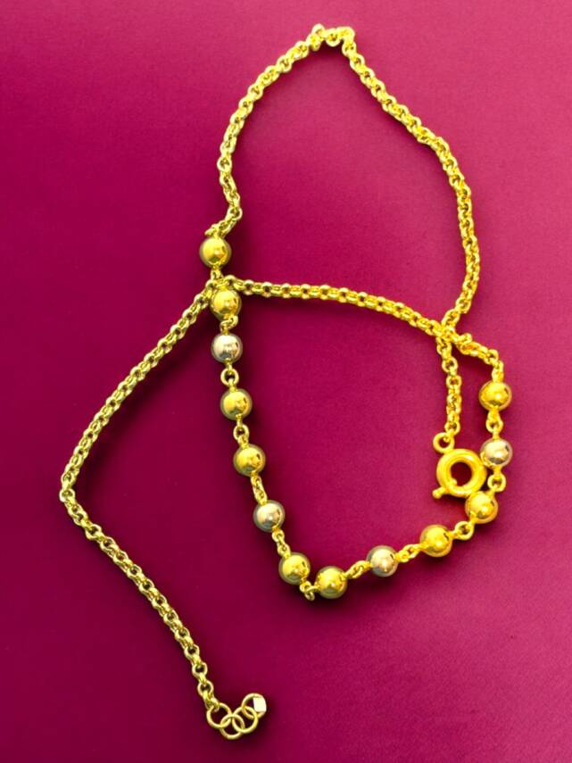 Altın Dorika Model Kolye - 2