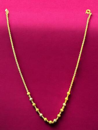 Altın Dorika Model Kolye - 5