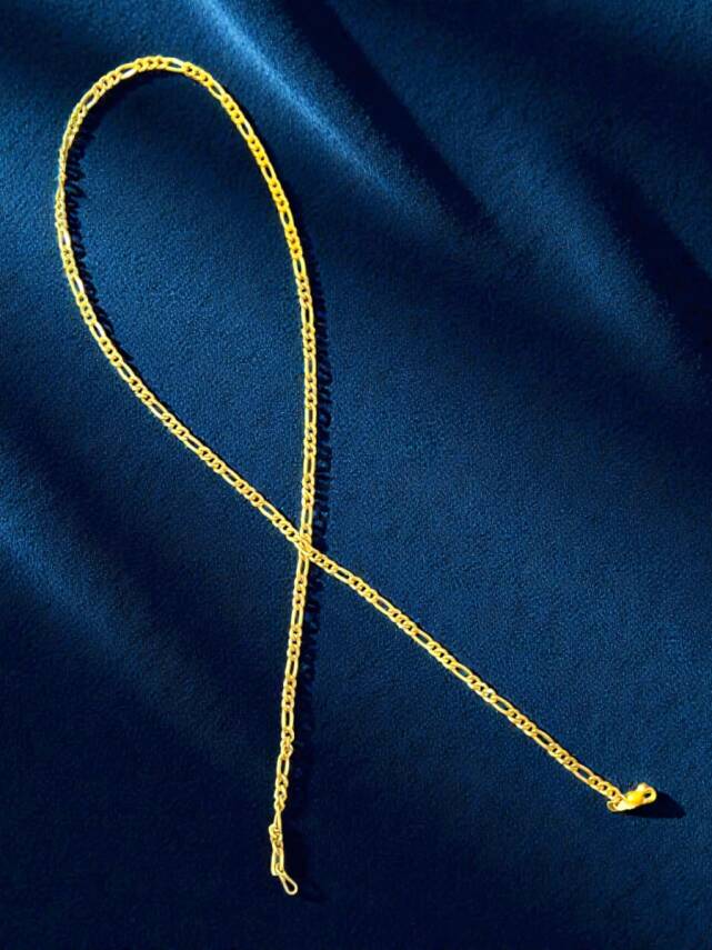 Altın Figaro Zincir Kolye - 7