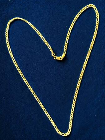 Altın Figaro Zincir Kolye - 2