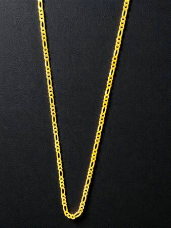 Altın Figaro Zincir Kolye - 