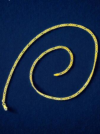 Altın Figaro Zincir Kolye - 7