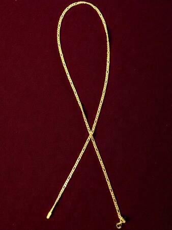 Altın Figaro Zincir Kolye - 8