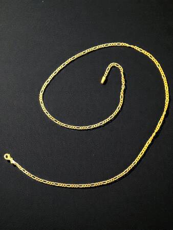 Altın Figaro Zincir Kolye - 2