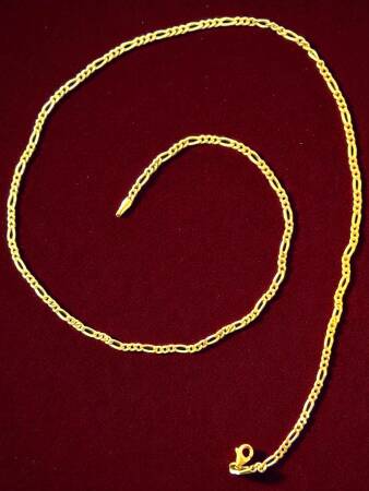 Altın Figaro Zincir Kolye - 8