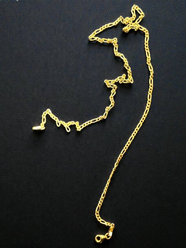 Altın Figaro Zincir Kolye - 6