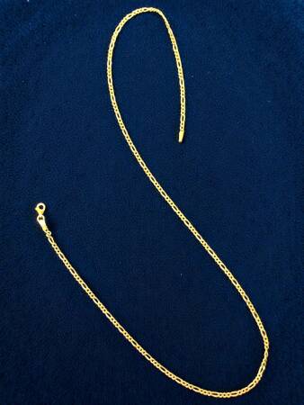 Altın Figaro Zincir Kolye - 4