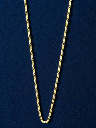 Altın Figaro Zincir Kolye - 