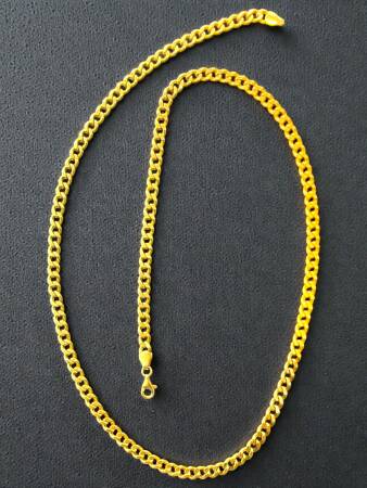 Altın Gurmet Küba Zincir Kolye - 2