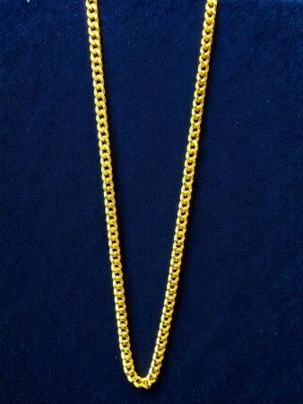 Altın Gurmet Küba Zincir Kolye - 