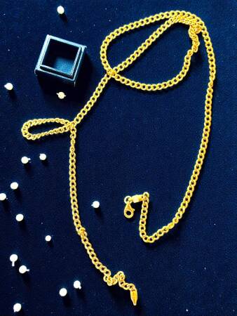 Altın Gurmet Zincir Kolye - 4