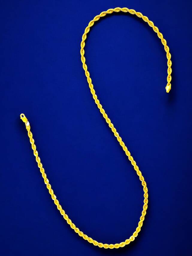 Altın Halat Zincir Kolye - 9