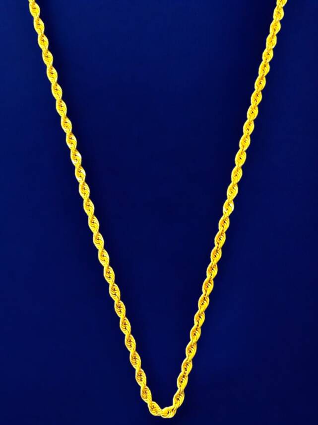 Altın Halat Zincir Kolye - 1