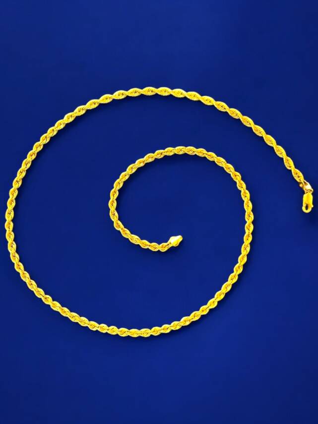 Altın Halat Zincir Kolye - 7