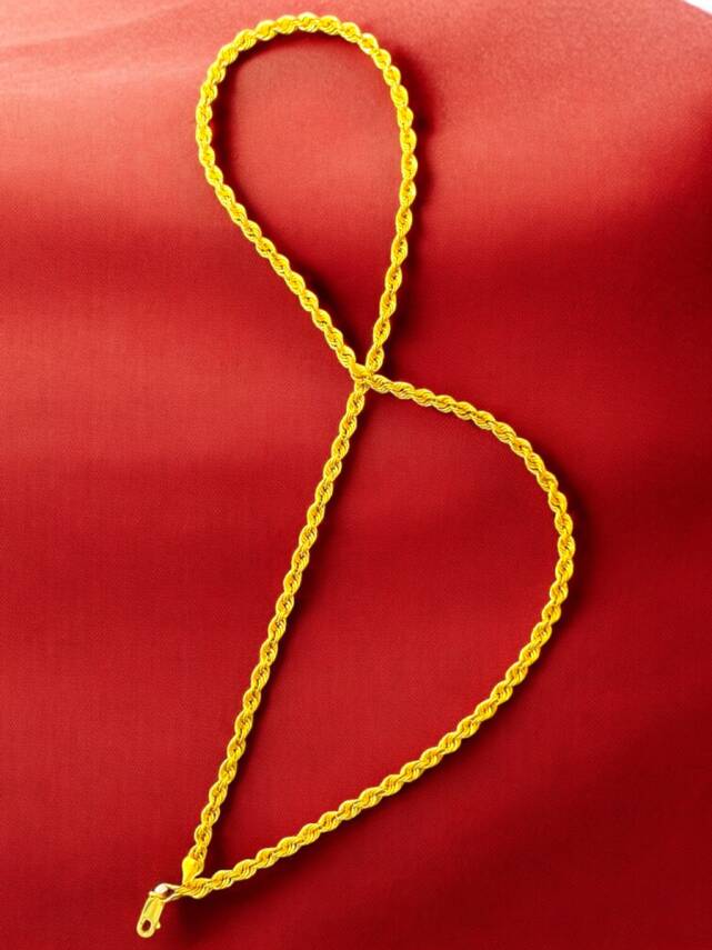 Altın Halat Zincir Kolye - 5