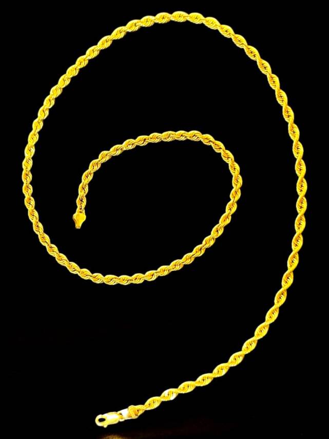 Altın Halat Zincir Kolye - 3