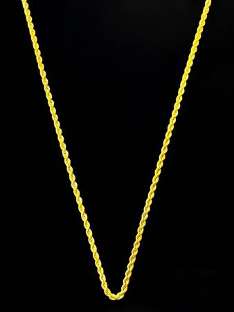 Altın Halat Zincir Kolye - 