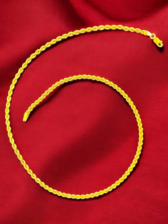 Altın Halat Zincir Kolye - 8