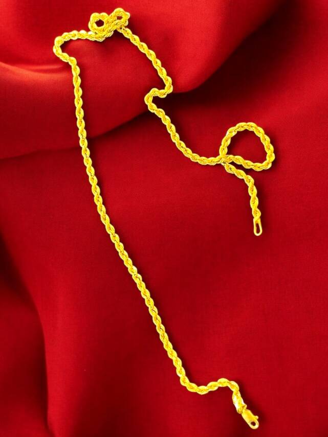 Altın Halat Zincir Kolye - 9