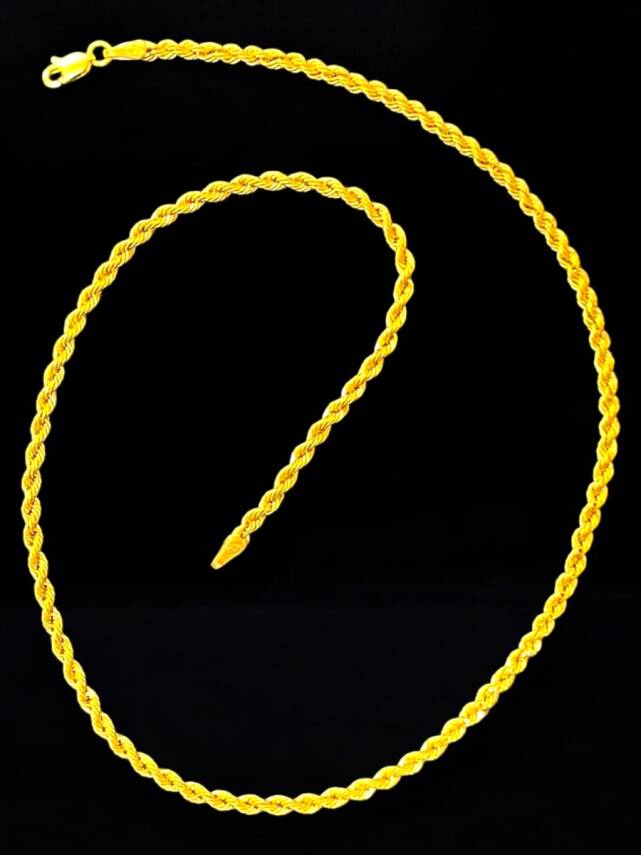 Altın Halat Zincir Kolye - 7