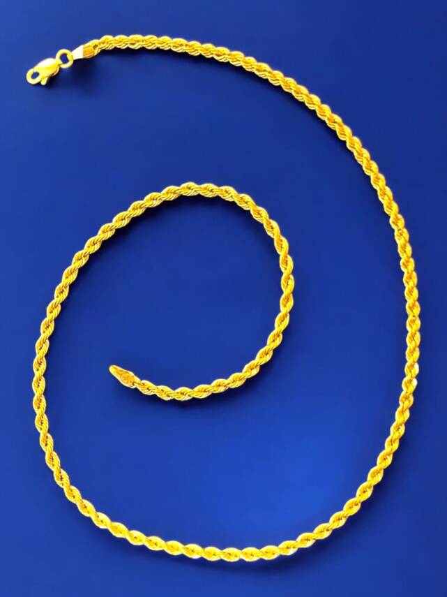 Altın Halat Zincir Kolye - 2