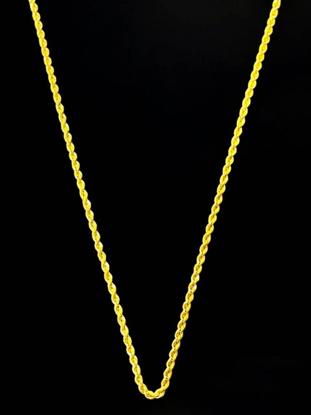 Altın Halat Zincir Kolye - 1